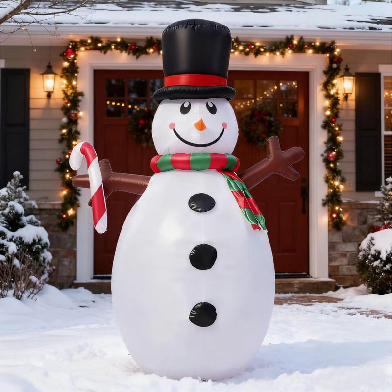NovaFloat 5FT Christmas Inflatables Outdoor Decoration, Snowman Inflatable Christmas Decorations Yard Decor Christmas Party Outdoor, Garden, Lawn - Image 1
