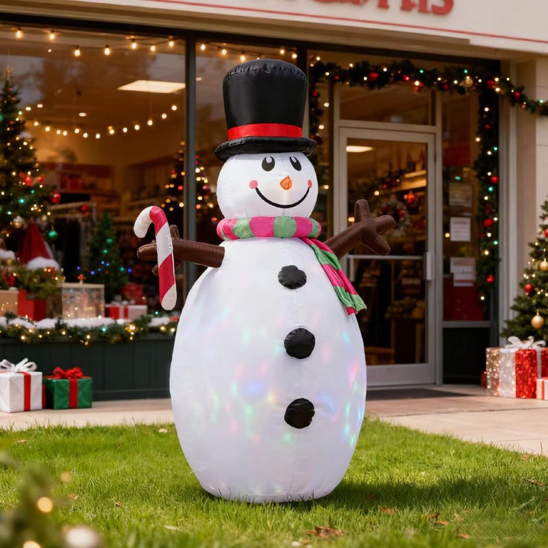 NovaFloat 5FT Christmas Inflatables Outdoor Decoration, Snowman Inflatable Christmas Decorations Yard Decor Christmas Party Outdoor, Garden, Lawn - Image 2
