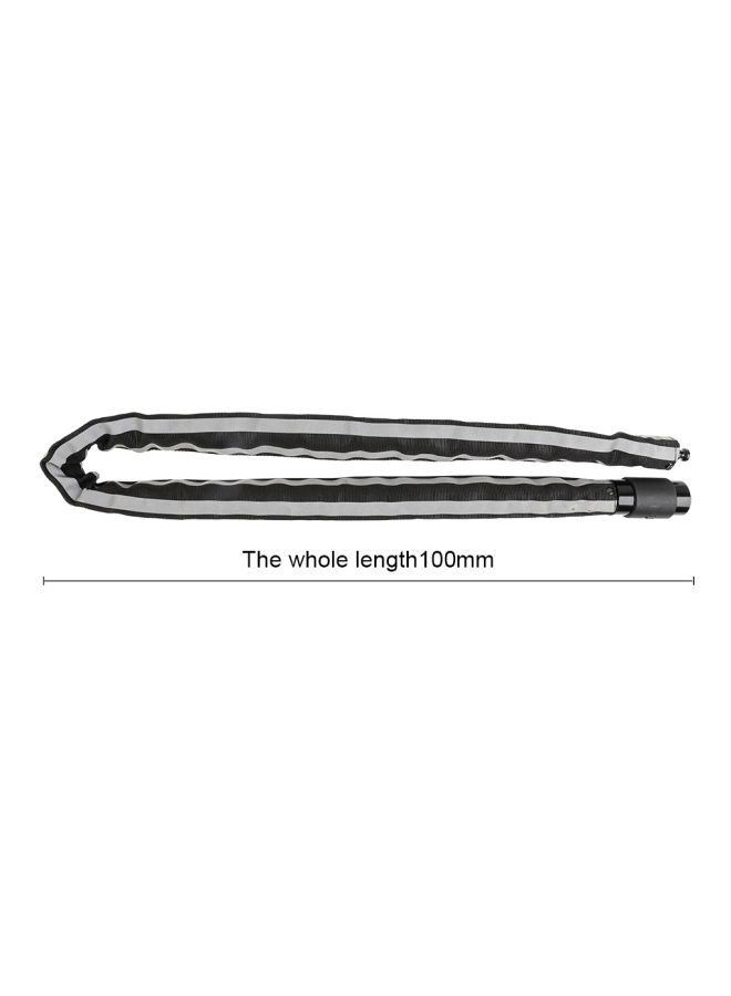 NIBEMINENT Alloy Steel Bicycle Chains Lock With Keys 1meter - Image 4