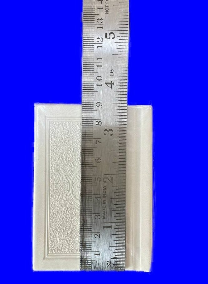 The Holy Quran with colored edges and a colored cover SMALL SIZE8*6 CM-rose - Image 4