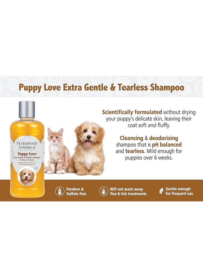 SynergyLabs Synergy Labs Veterinary Formula Solutions Puppy Love Extra Gentle & Tearless Shampoo 17oz - 503ml From Varmacy - Image 2