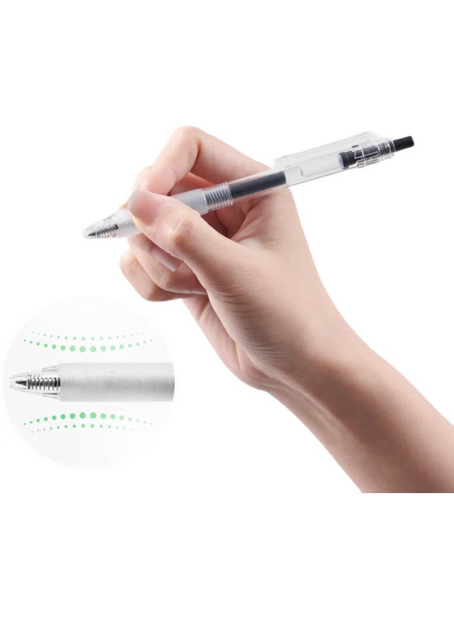 Kaco [Back To School Essential] Kaco 0.5Mm Bullet Tip Red Gel Pen, Retractable, For Study, Office, Exam Correction, Signature Pen, 10 Pens/Box, K11 - Image 2