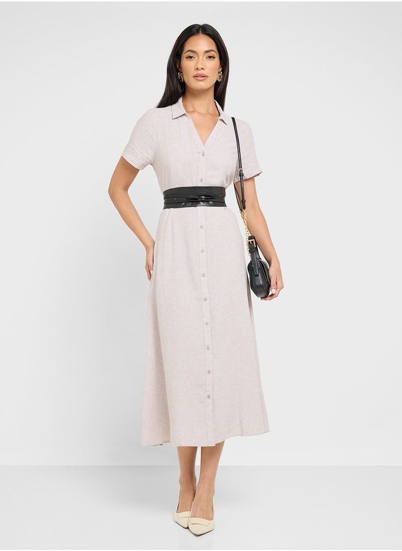 VERO MODA - Button Detailed Dress - Image 1