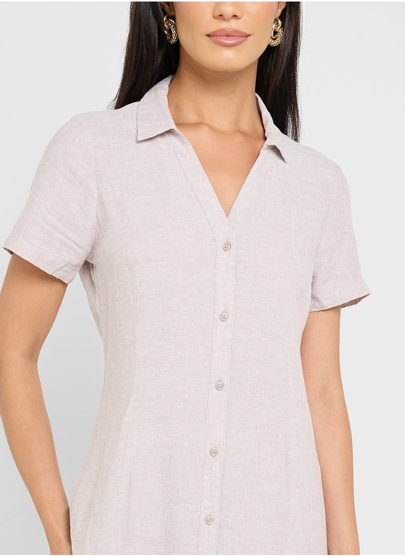 VERO MODA - Button Detailed Dress - Image 1