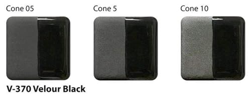 Amaco 402802 Velvet Underglaze, 1 Pint Jar, Velour Black V-370 - Image 2