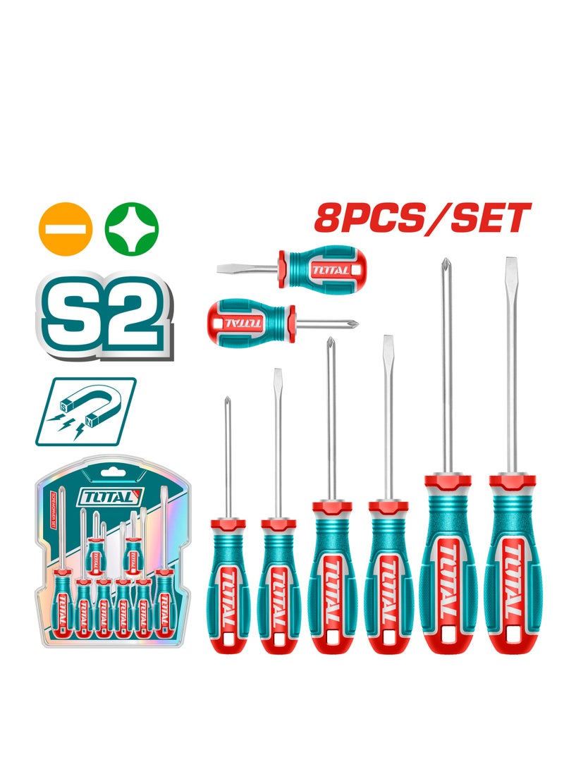 TOTAL 8-Piece Screwdriver Set (New) - TKSDS0826 - Total - Image 2