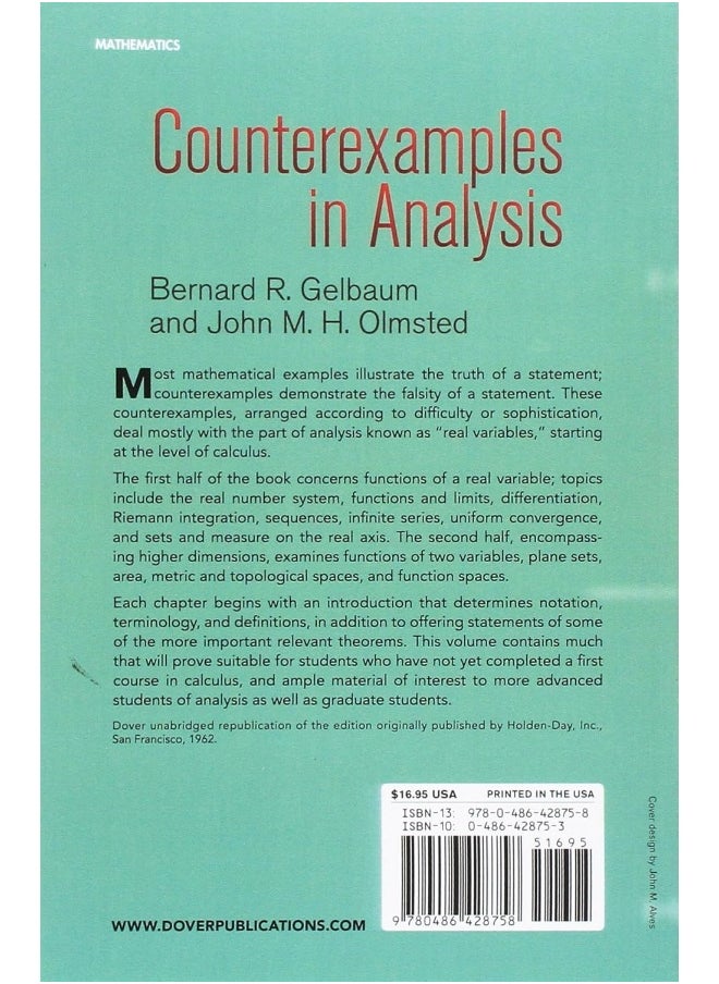 null - Counterexamples in Analysis - Image 1