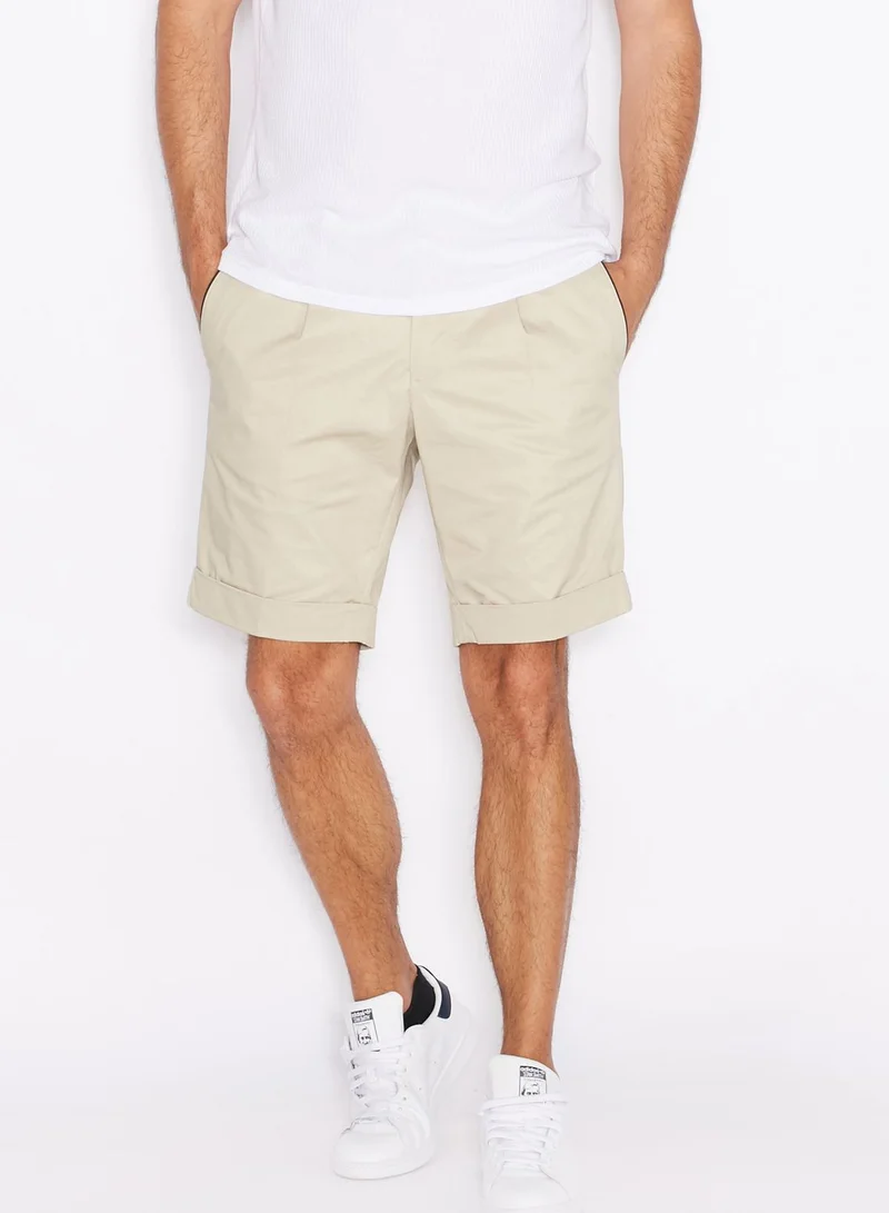 Mango Man Pleated Bermuda Shorts