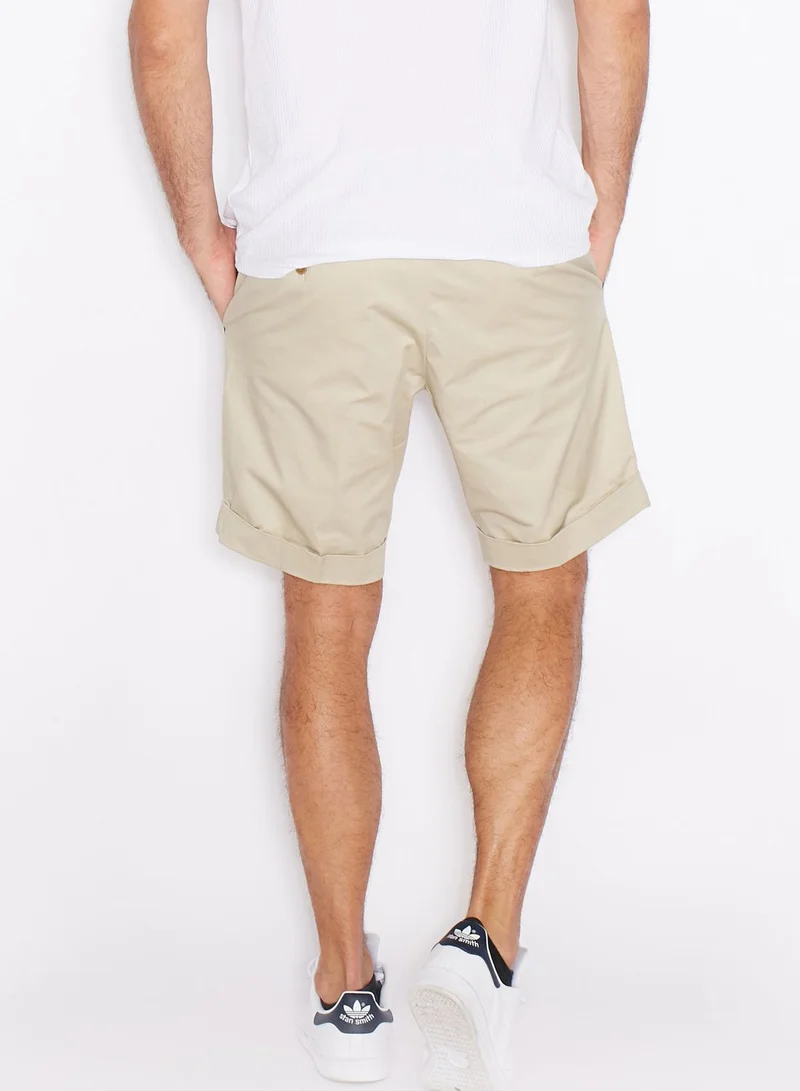 Mango Man Pleated Bermuda Shorts