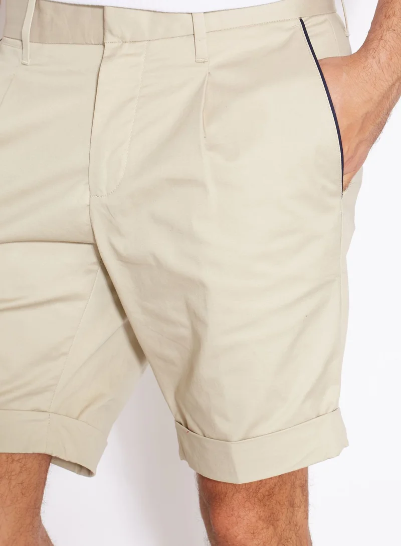 Mango Man Pleated Bermuda Shorts