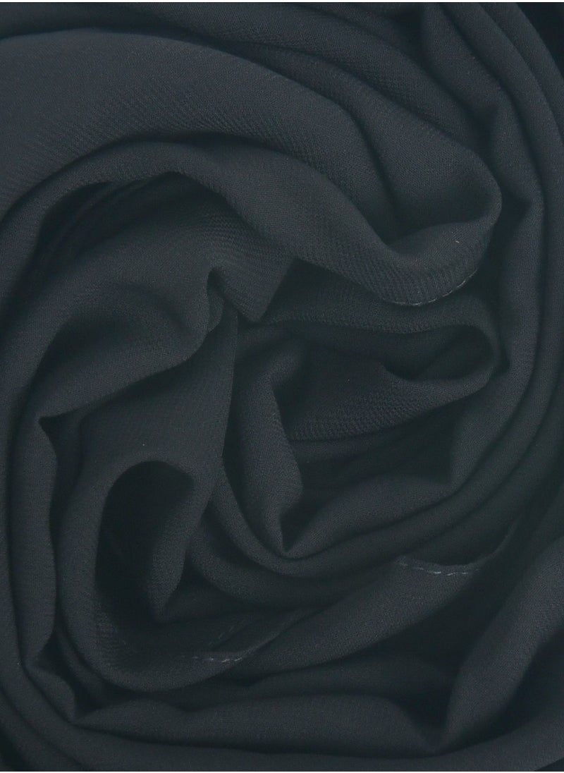 Plain black silk scarf - pzsku/ZF61C6E28403BBF884270Z/45/_/1733047010/27613ad7-eb42-40cf-8376-b020cc7f3ed2