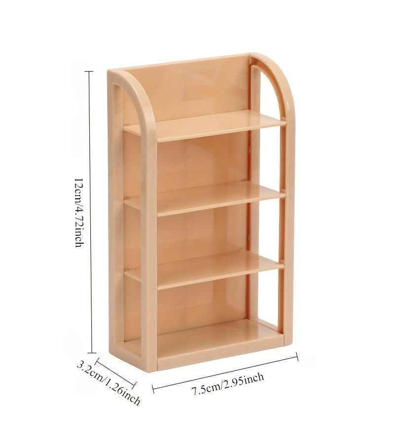 1 Light Wood Dollhouse Shelf For Snacks Beverages Food Games Decor - Image 2