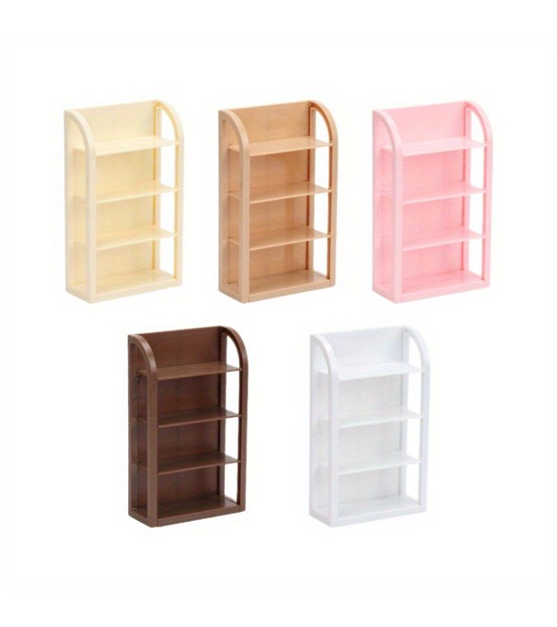 1 Light Wood Dollhouse Shelf For Snacks Beverages Food Games Decor - Image 5