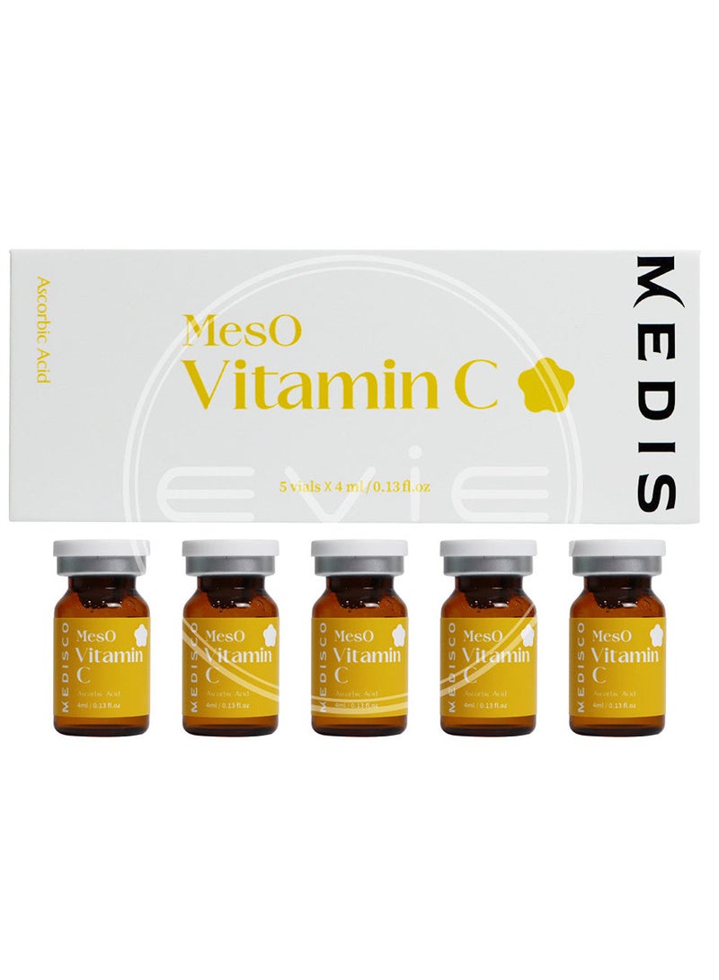 Medisco Meso Vitamin C Serum for Mesotherapy Skin Brightening 5 x 4ml - Image 1