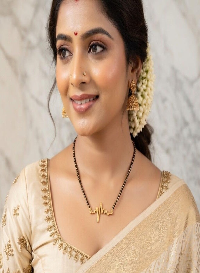 Efulgenz Indian Bollywood Traditional Mangalsutra Pendant Necklace Jewelry for Women - Image 4