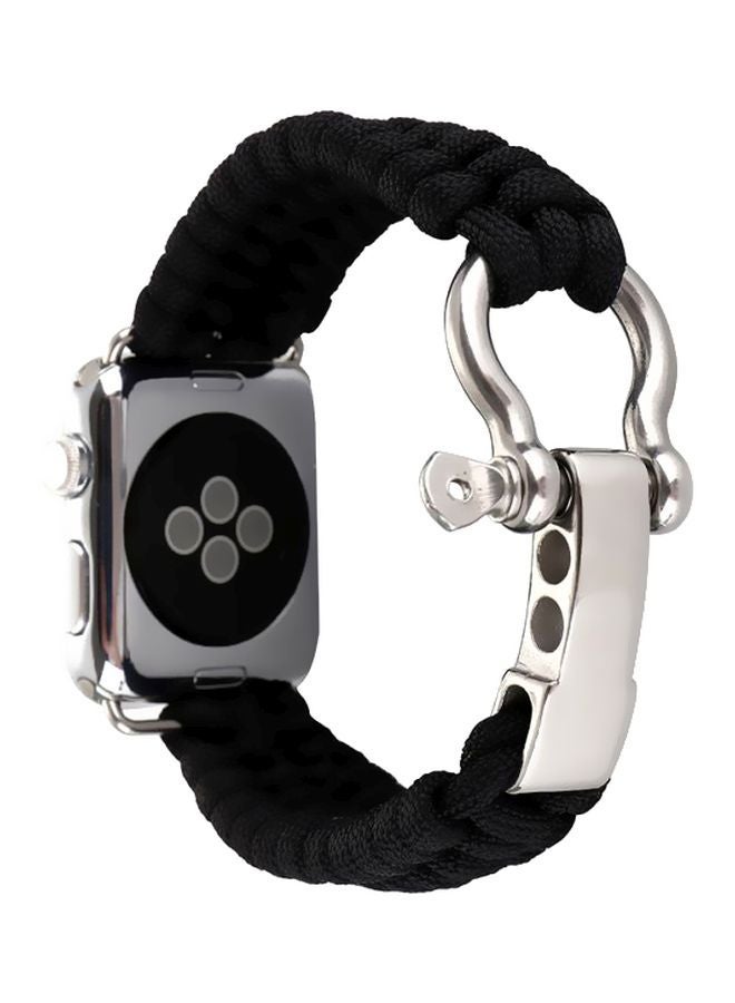 NIBEMINENT Replacement Band For Apple Watch Series 1/2/3/4 38/40 mm Black