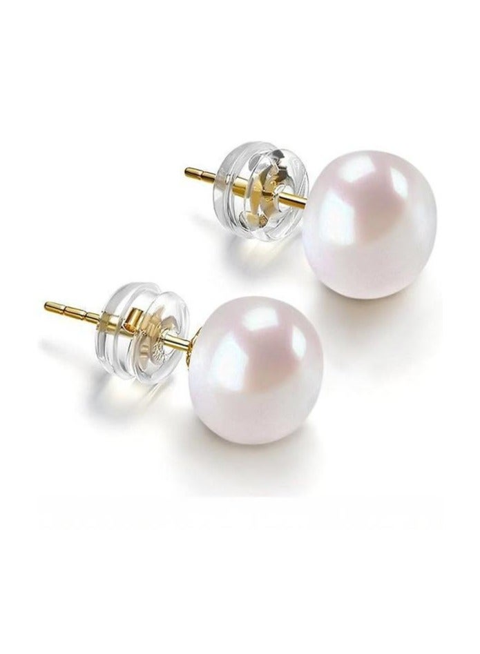 Freshwater Cultured Pearl Necklace Jewellery Set, Women's Wedding, Simple Dollar Buckle Collar Chain  - Image 2