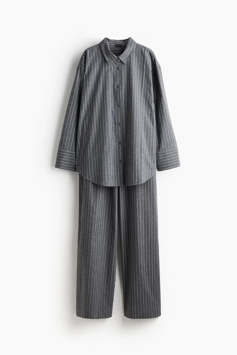 H&M Cotton flannel pyjamas
