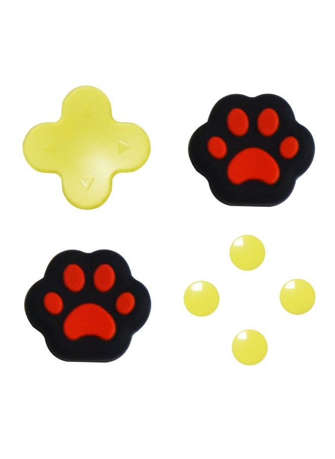 General Suitable For Switch Cat Claw Heart-shaped Key Stickers Ns Cross Color Stick Rocker Cap Protective Sleeve Accessories-Product Color:c20 【customized Products Refuse To Return】  - Image 1