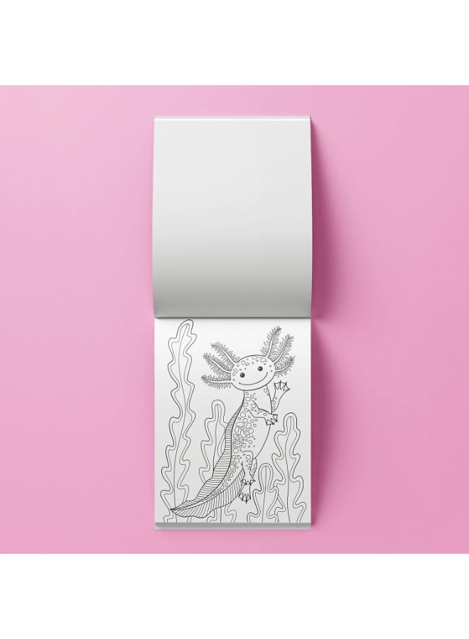 Hinkler Kaleidoscope Axolotls Coloring Kit - Image 4