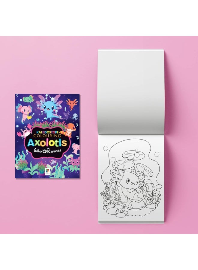 Hinkler Kaleidoscope Axolotls Coloring Kit - Image 3