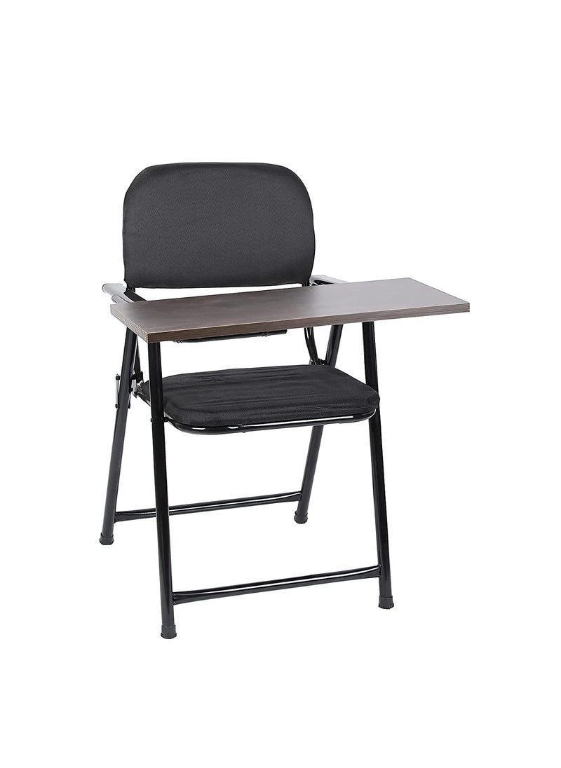 Hometrix - Hometrix Perfect HomesFabricStudy Chair withWriting pad Use for Study Reading Seating Tutorial College School Classroom HomeOffice Educational Centre Multicolour - Image 1