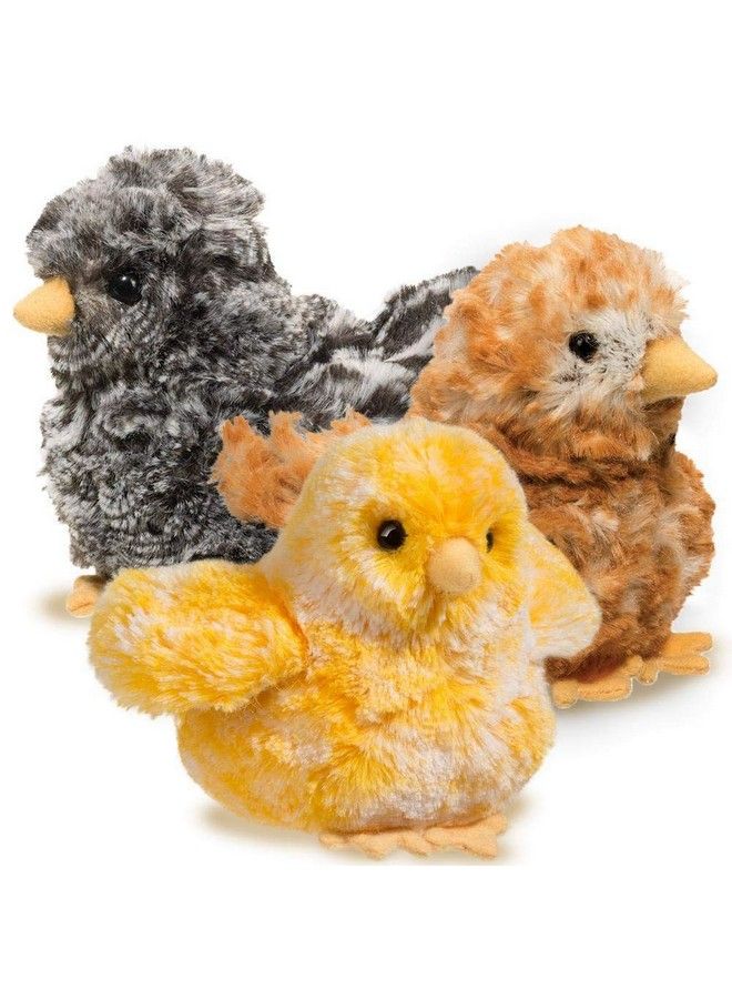 Douglas Black Multi Chick Plush Stuffed Animal - Image 4