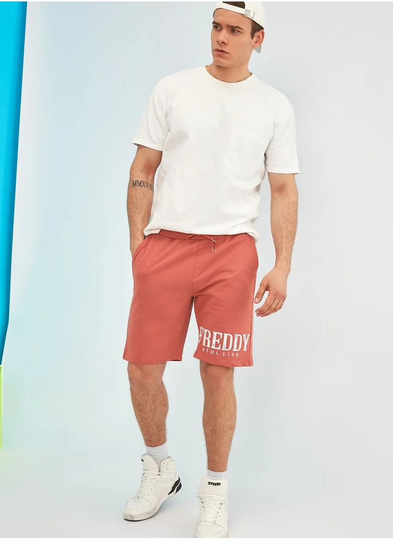 trendyol Regular Fit Printed Shorts