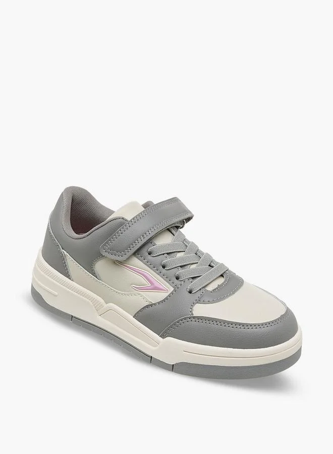 داش Girls Hook And Loop Ankle Sneakers