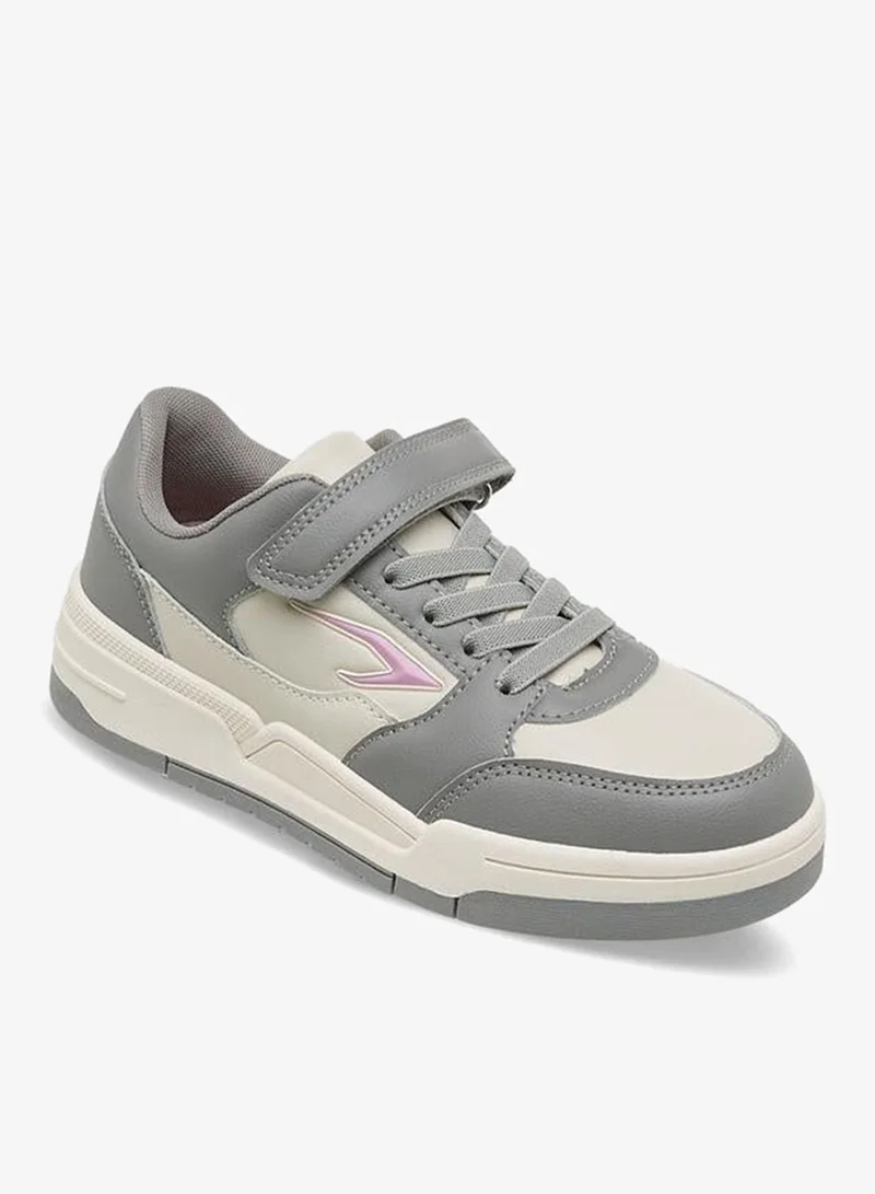 داش Girls Hook And Loop Ankle Sneakers