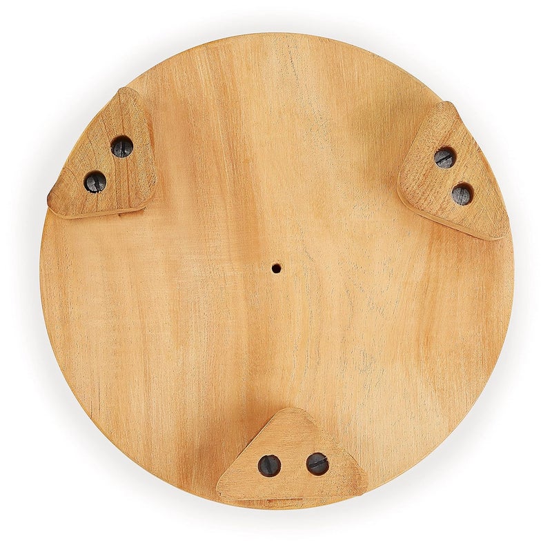 HAZEL Wooden Roti Polpat Chakla Chapati Maker Rolling Sagwan Board 225 cm - Image 5