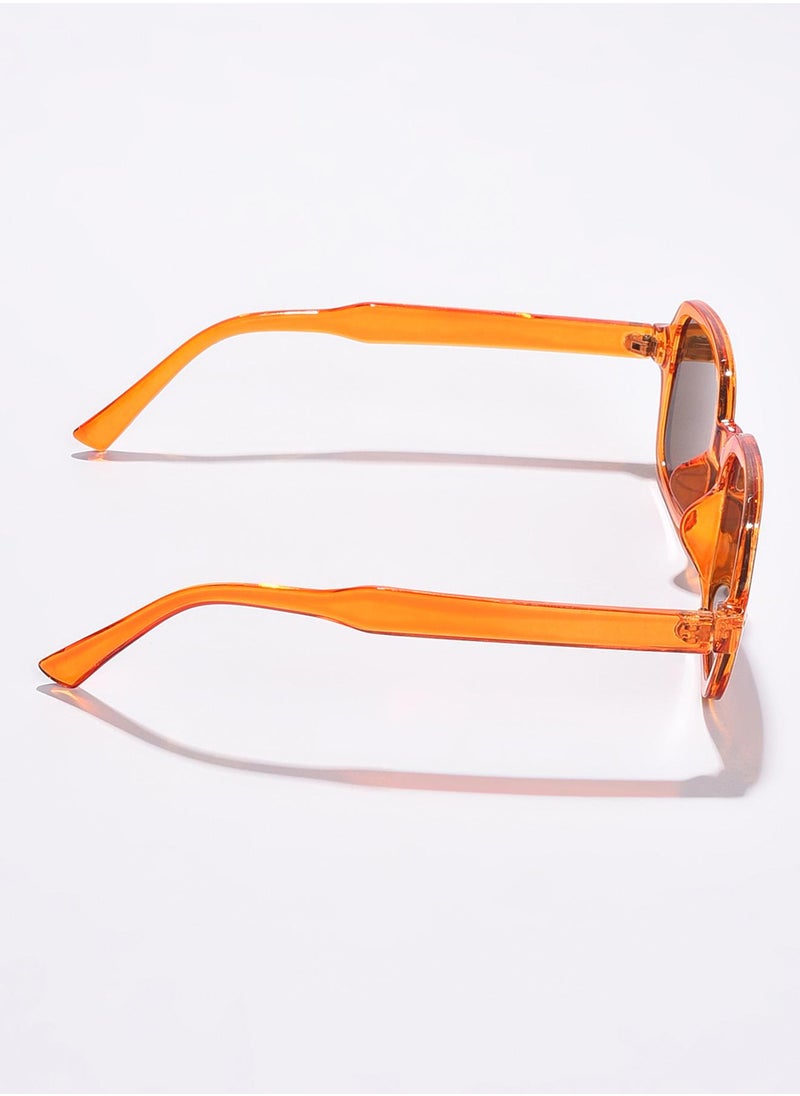 Haute Sauce Brown Lens Orange Wayfarer Sunglasses  - Image 5