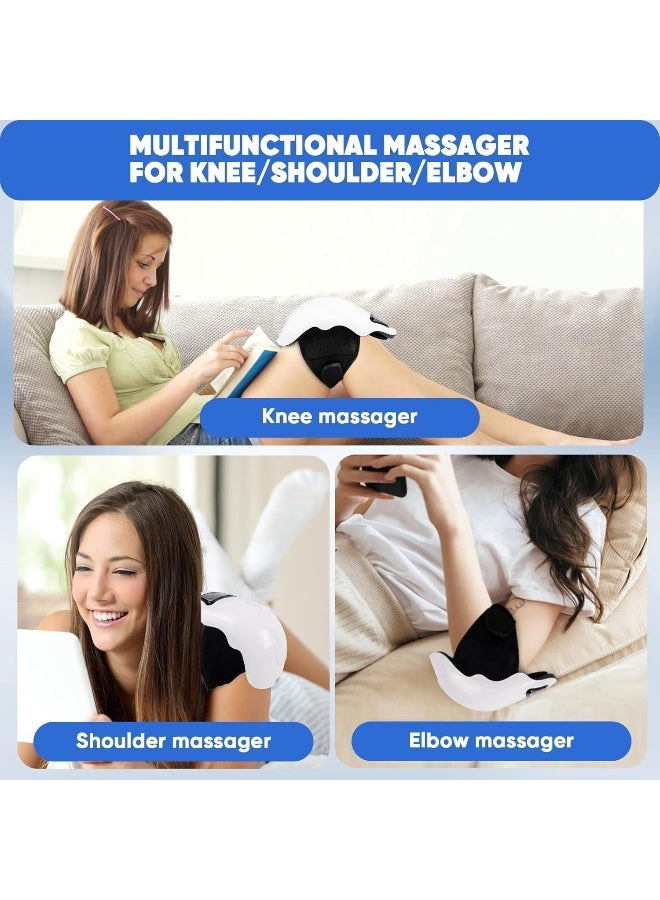 Generic SAFENHAND Knee Massager with Infrared Heat and Vibration, Cordless, for Knee Pain Relief, Swelling, Stiff Joints, Stretched Ligaments and Muscle Injuries, Longer Straps  - Image 4