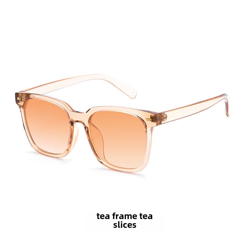 Ultra-Light TR Frame Polarized Sunglasses TY07F for Men Tea Frame Tea Tablet