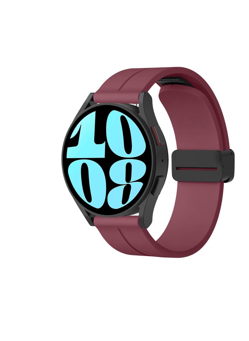 Generic - Magnetic Bands for Apple Watch Ultra/Ultra 2 Band 49mm 45mm 44mm 42mm 41mm 40mm 38mm,Soft Sport Silicone Strap for iwatch Series 9/8/7/6/5/4/3/2/1/SE2/SE - Image 1