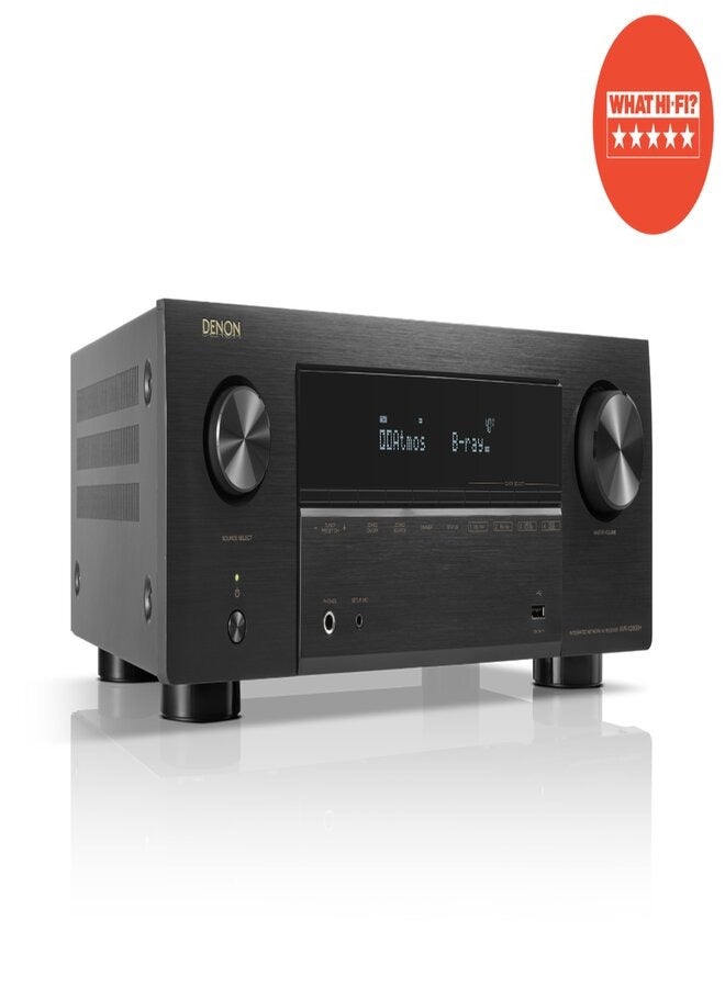 DENON AVRX2800HBKE2-7.2Ch 8K جهاز استقبال صوتي مع HEOS مدمج - Image 4