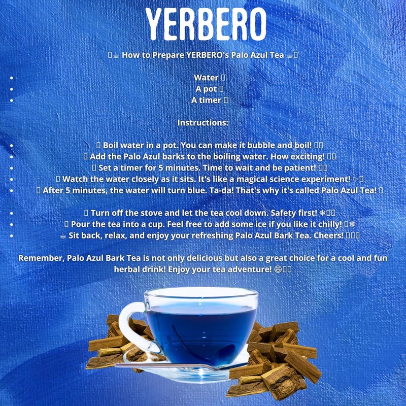 Yerbero Palo Azul Herbal Tea - 4oz - Image 2