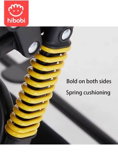 hibobi Luxury Multi-Functional Foldable and Portable Baby Stroller, With a Reversible Handle and Shock-Absorbing Spring,Lightweight Baby Stroller  - Image 5