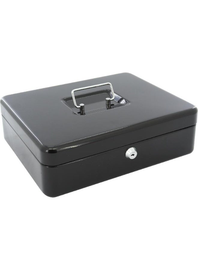 Royal Falcon Royal Falcon Cash Box Key Lock 12" Metal Matte Black - Image 2