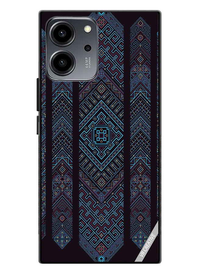 VR CREATIVE Protective Case Cover For Honor 80 SE Mandala Design Multicolour - Image 1