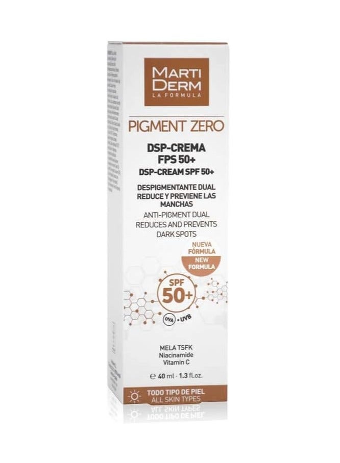 مارتيديرم كريم مارتيديرم بيجمنت زيرو دي إس بي مزيل للتصبغات وواقي شمسي بعامل حماية من الشمس 50+، 40 مل - Image 2