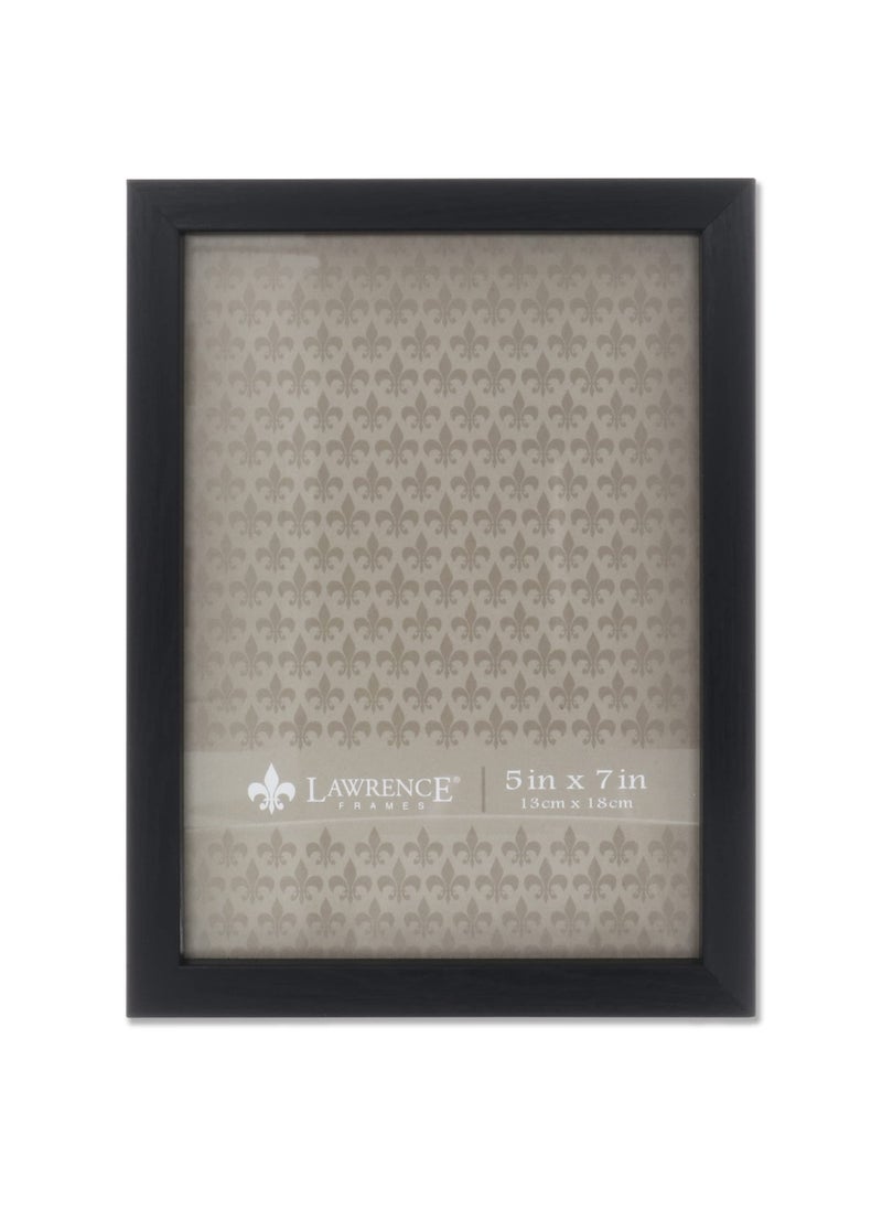 Lawrence Frames Lawrence Frames Chloe Contemporary Picture Frame  5x7  Black  - Image 1