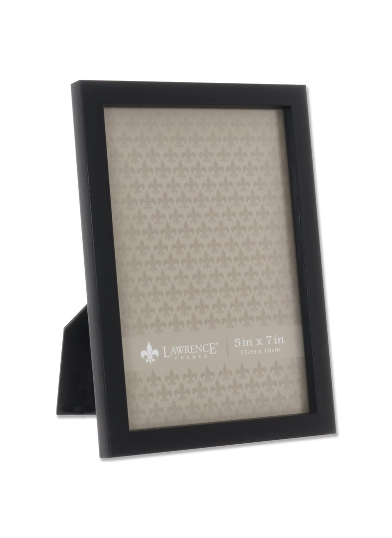 Lawrence Frames Lawrence Frames Chloe Contemporary Picture Frame  5x7  Black  - Image 3