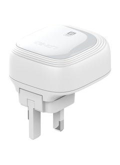 LDNIO LDNIO A2512Q Fast Charger Universal Plug With Type C Cable And Mini Dual USB Ports For Iphone 18W - White  - Image 4