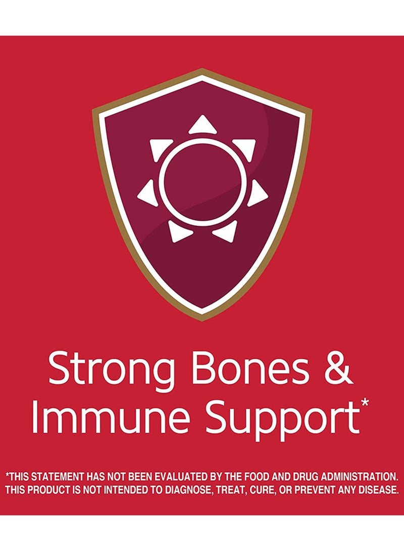 21st Century أقراص فيتامين د3 بتركيز عالٍ 1000 وحدة دولية لصحة العظام والمناعة، عبوة تحتوي على 110 قرص - Image 3