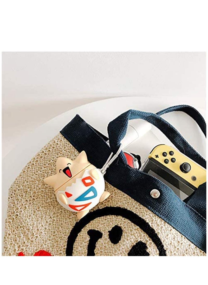 KASTWAVE - Case for Apple Airpods 1&2, Cute 3D Funny Cartoon Character Soft Silicone Catalyst Cover, Fashion Cases for Girls Kids Teens Air pods - Image 1