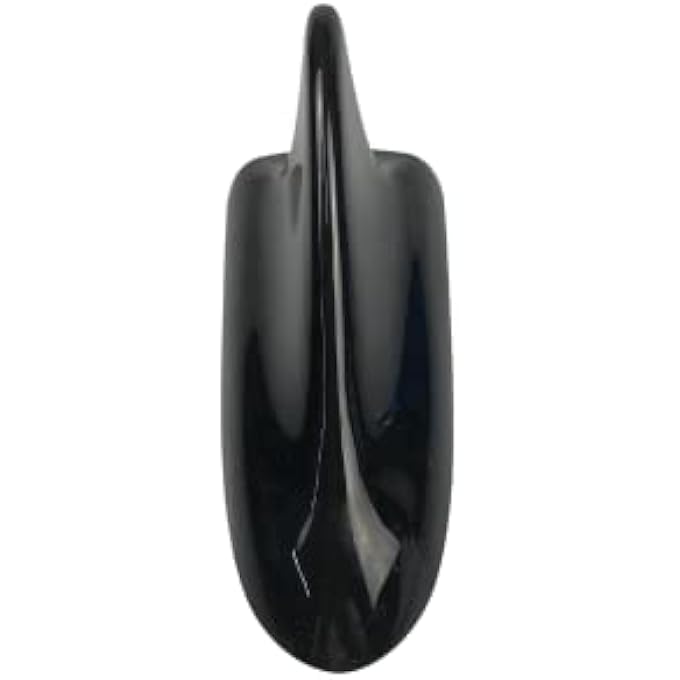 idain Auto Car Shark Fin Universal Roof Antenna Dummy Aerial For Decoration Only Black - Image 3