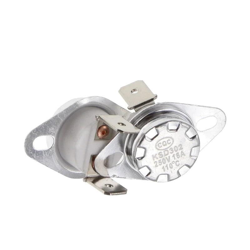Normally Open KSD302 16A 250V 40-180 Degree Ceramic KSD301 Closed Temperature Switch Thermostat 45 55 60 65 70 75 80 85 1Pcs(Normally Open,125C) - Image 2