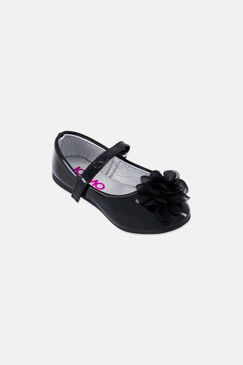 Josmo Toddlers Girl Velcro Closure Shoes, Black - Image 1