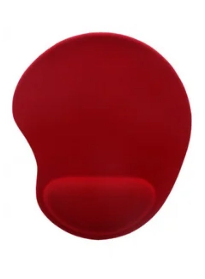 New Craft Ergonomic Mouse Pad for Desktop, Laptop, PC, Designed for Mousepad with Precise and Responsive Surface, Non-Slip Rubber Base and Comfort Gel, 1 Piece, Red - Image 2